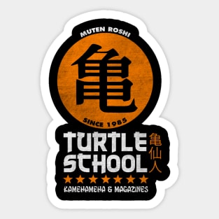 Turtle School Sticker